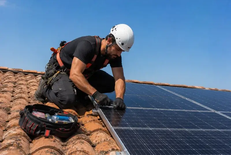 Maintenance et monitoring de panneaux solaires à Bouchemaine