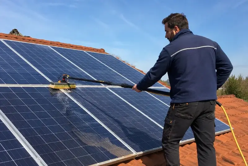 Nettoyage et entretien de panneaux solaires à Bouchemaine